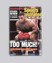 Mike Tyson Too Much Sports Illustrated 1988 2"X3" Fridge MAGNET boxing