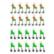 10Pcs Fishing Rod Bells Fishing Bells Fishing Rings Double Alarm Bells Alarm