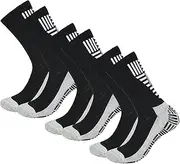 [Generic] 1 P Soccer Socks Breathable Non Slip Sports Socks for Foot Basket Sports Socks for Men
