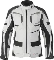 Germot Challenger Ladies Motorcycle Textile Jacket, black-grey, Size 46 for Women Black Grey
