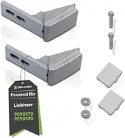 Dekarox Door Hinge Repair Kit Silver for Liebherr 9590178 9590190 for Door Handle Hinge on Fridge
