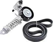 V-ribbed belt set, tensioner pulley, V-ribbed belt, pulley, guide roller, ribbed belt, repair kit, timing belt kit for Corsa D, Astra J, Caravan, Astra J, GTC, Corsa E, Cruze 1.2 1.4 LPG