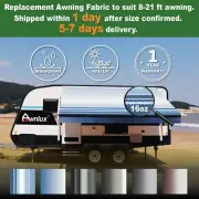 20'2" Replacement Awning Fabric for 21' Dometic Caravan Dometic Roll Out Awning