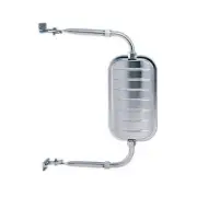 K-Source H3541 Passenger Side Manual Towing Mirror Chrome Jr West Coast Style