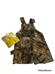 Cabela’s Bib Shorts Size 6-12 Months- Overalls Woodlands Shortalls