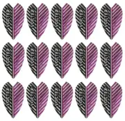 5 New Sets Harrows Vortex Dart Flights - Ships w/ Tracking - Purple Silver