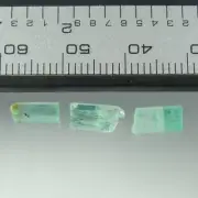 Emerald crystal, facet rough, Nigeria, 2.85 cts #126