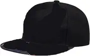 Mfacl Hip Hop Cap Baseball Caps Visor Hat, Venom Printing Snapback Cap Fashion Outdoor Cotton Flat Hat Casual Cap Hat Adjustable Cap Sun Hats (Color : Black, Size : Adjustable)