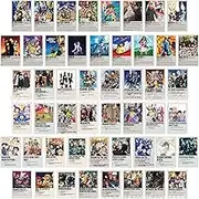 ZIENVE 50PCS Anime Pictures Room Decor, Aesthetic Wall Prints Posters for Bedroom, 10 x 15cm Wall Collage Kit Cool Wall Decor for Teens Girls Boys Young Adults, Trendy Stuff for College Dorm