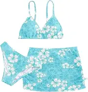 [Generic] Swim Suit for Infant Girl Children's Printed Bikini Net Swimsuit Children's Two Swimsuit Woman 5 Yr Old Girl Swimsuit