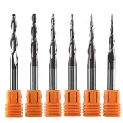 1 pcs Tungsten solid carbide Coated Taper Ball Nose bit CNC milling cutter route