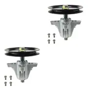 (2) Spindle Assemblies w/ Screws fits 46" Decks on MTD CC TB & Rover