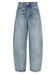 [Ganni] Ganni-Carrot Jeans Celeste-Donna 27 Light Blue
