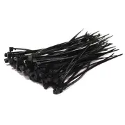 Cable Ties 100Mm X 2Mm 4 Inch Black Bag Of 1000
