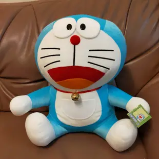 正版 大哆啦A夢 Doraemon 小叮噹 小叮噹大娃娃 坐姿款 絨毛玩偶 娃娃 絨毛娃娃