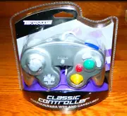 Teknogame Wired Classic Controller-Silver For Nintendo Wii / GameCube New Sealed