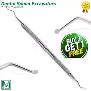 Dental Spoon Excavator Double Ended Surgical Surgery Instruments Podiatry Tools