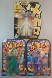 GODZILLA stern Pinball & MEGALON '73 Glow In The Dark. Super 7 TOHO. NEW