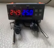 2 Zone Temperature Controller Thermostat fr Reptile Snake Bearded Dragon Geckos