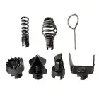 7Pcs 16mm Manganese Steel Drain Cleaner Machine Combination Cutter Head Set For