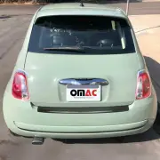 Rear Bumper Sill Cover Protector Guard for Fiat 500 2009-2019 Carbon Fiber (for: Fiat)