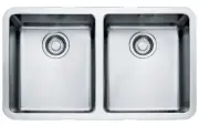 Franke KUBUS DOUBLE BOWL UNDERMOUNT SINK KBX120-34/OFB