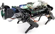 Freenove Robot Dog Kit for Raspberry Pi 5 4 B 3 B+ Zero 2 W, Walking, Self Balancing, Face Recognition, Ball Tracing, Ultrasonic Ranging, App Control, Camera, Servo (Raspberry Pi NOT Included)