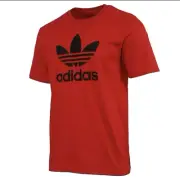 Adidas Men's Originals Climalite Tee Shirt T-Shirt Red / Black Size XL