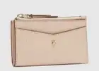 Mimco D-Vine Slim Leather Almond Wallet 6 Card Slots + Dust Bag New ❤❤❤