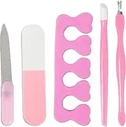 Manicure and Pedicure Kit, Pedicure 5 Piece Manicure Tool Set, Accessories for Proms, Parties, Travel, Dating, and Other Occasions