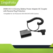 DMW-DCC12 Dummy Battery Power Adapter DC Coupler for Panasonnic GH3 GH4 GH5 GH5S