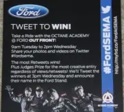 2012 Octane Academy Ford Tweet To Win SEMA Handout KEN BLOCK FOUST DEEGAN GITTIN