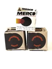 Merco NOS Vintage Squash Balls Red Dot Australian Made Consolidated Non-Marking
