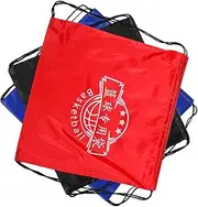 COOLHIYA Basketball Party Bags 3pcs Drawstring Backpack Pouch Sports Ball Storage for Football Basketball Volleyball