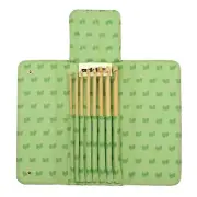 Addi 540-2 Click Set - Bamboo Crochet Hooks, Green, 19 x 11 x 2 cm
