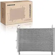 A-Premium Air Conditioning A/C Condenser Compatible with Mercedes-Benz W126 Series 300SDL 1986-1987, 300SE 300SEL 1988-1991, 420SEL 560SEL 1986-1991, Sedan, with Bracket