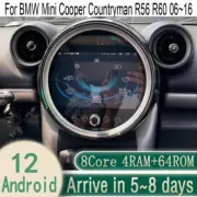 9" Android Navigation Car Gps Stereo For Bmw Mini Cooper Countryman R56 R60