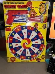 Vintage Woolco Battery Operated Revolving Target Game