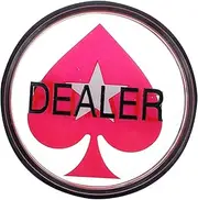 FELTECHELECTR Dealer Press Card Counting Money Tokens Acrylic Gambling Chips Poker Game Chips Poker Tokens Poker Accessories Poker Counting Chips Poker Chips Gambling Game Accessory Card Dealer