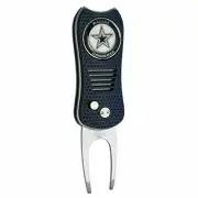 Dallas Cowboys Switchblade Divot Tool with ball marker, magnetically attached