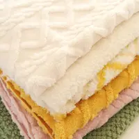 在飛比找ETMall東森購物網優惠-布悟冬季網紅柔軟法蘭絨加厚保暖珊瑚絨羊絨睡衣毛毯布料加工被套