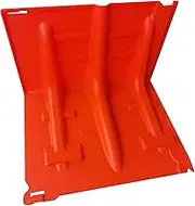 Flood Barrier, Flood Plate L Type Flood Control Sluice Dam Flood Barrier Emergency Water Retainer High Hardness(Red8pc)