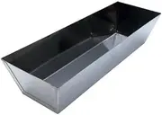 Edward Tools 13" Steel Mud Pan - Sheared edges for easy knife cleaning - Perfect size for larger knives - Rust proof design - Heavy duty but still lightweight - Drywall mud pan