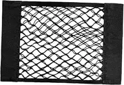 Generic Elastic Car Storage Net Wall Sticker Add on Pouch Bag with Tape Stickers RV Storage Mesh Net RV Netting Pocket for Boats Trunk Kitchen Car, 25cmx40cm