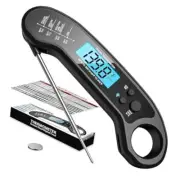 Meat Thermometer Digital, Instant Read Meat ThermometerI for Grill and Black