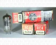RCA 5AS8 Vacuum Tubes Made In USA NOS Lot Of 3 +Box