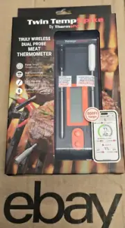 ThermoPro Twin TempSpike, TP962W Wireless Bluetooth Thermometer SAME DAY SHIP!