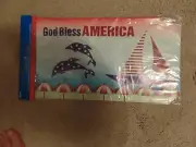 "God Bless America", Mailbox Cover, Sailboat, Plastic w/ Numbers, New in Package