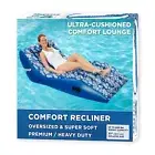 Aqua Ultra-Comfort Floating Pool Chair & Lake Raft with Pillow – Heavy Duty P...