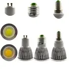 High Power E14 E27 GU10 6W 9W 12W COB LED Downlight Globe Bulb Spotlight 85-265V